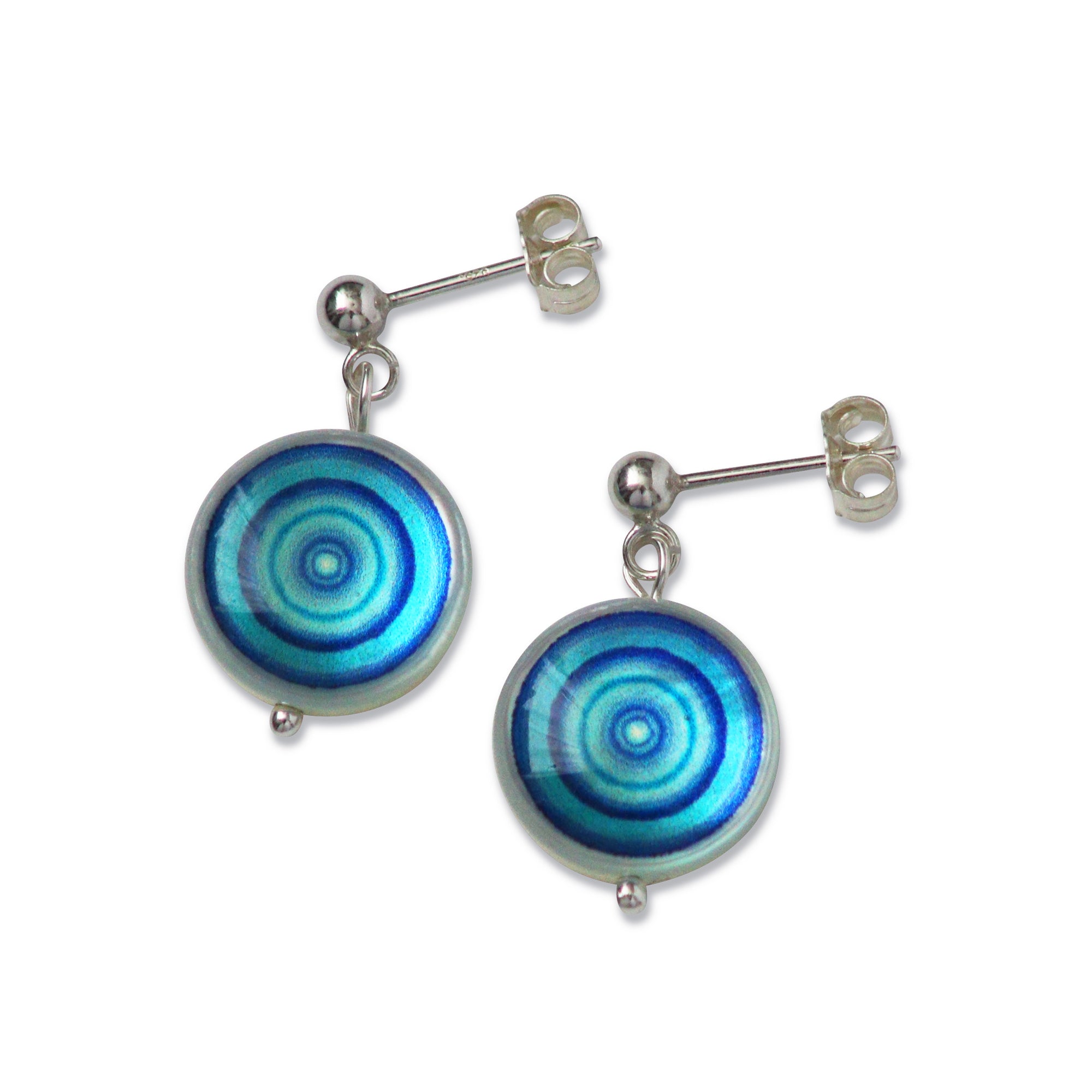 Blue Iris Earrings