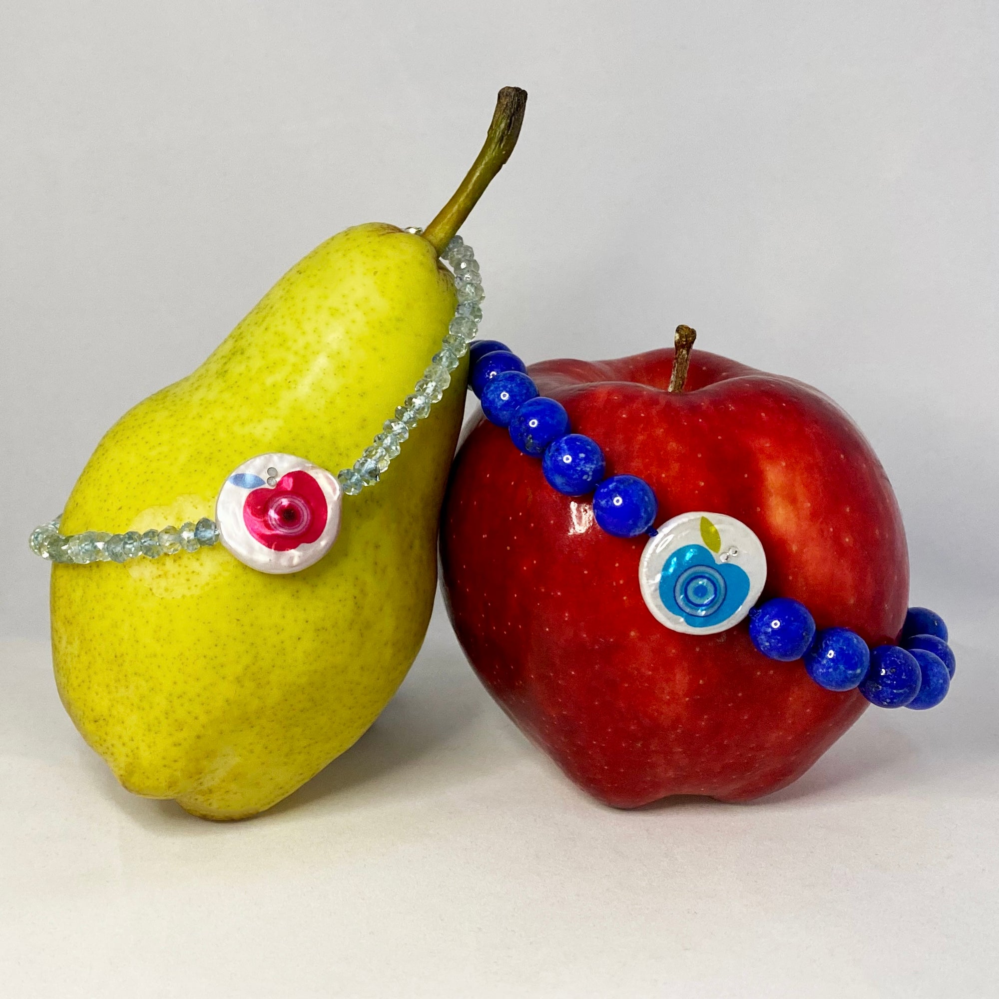 Lapis Candy Apple Bracelet