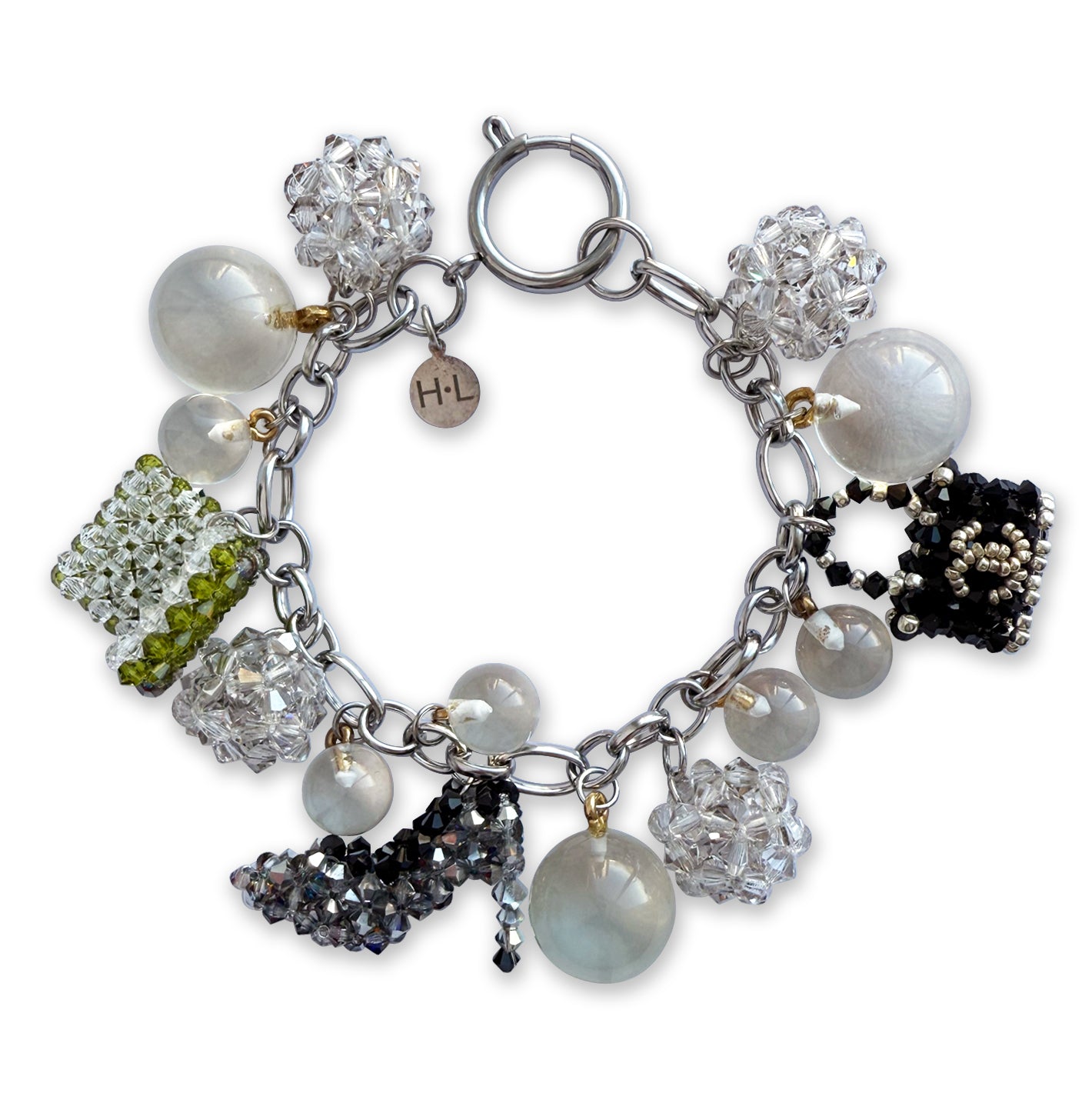 High Fashion Crystal Charm Bracelet