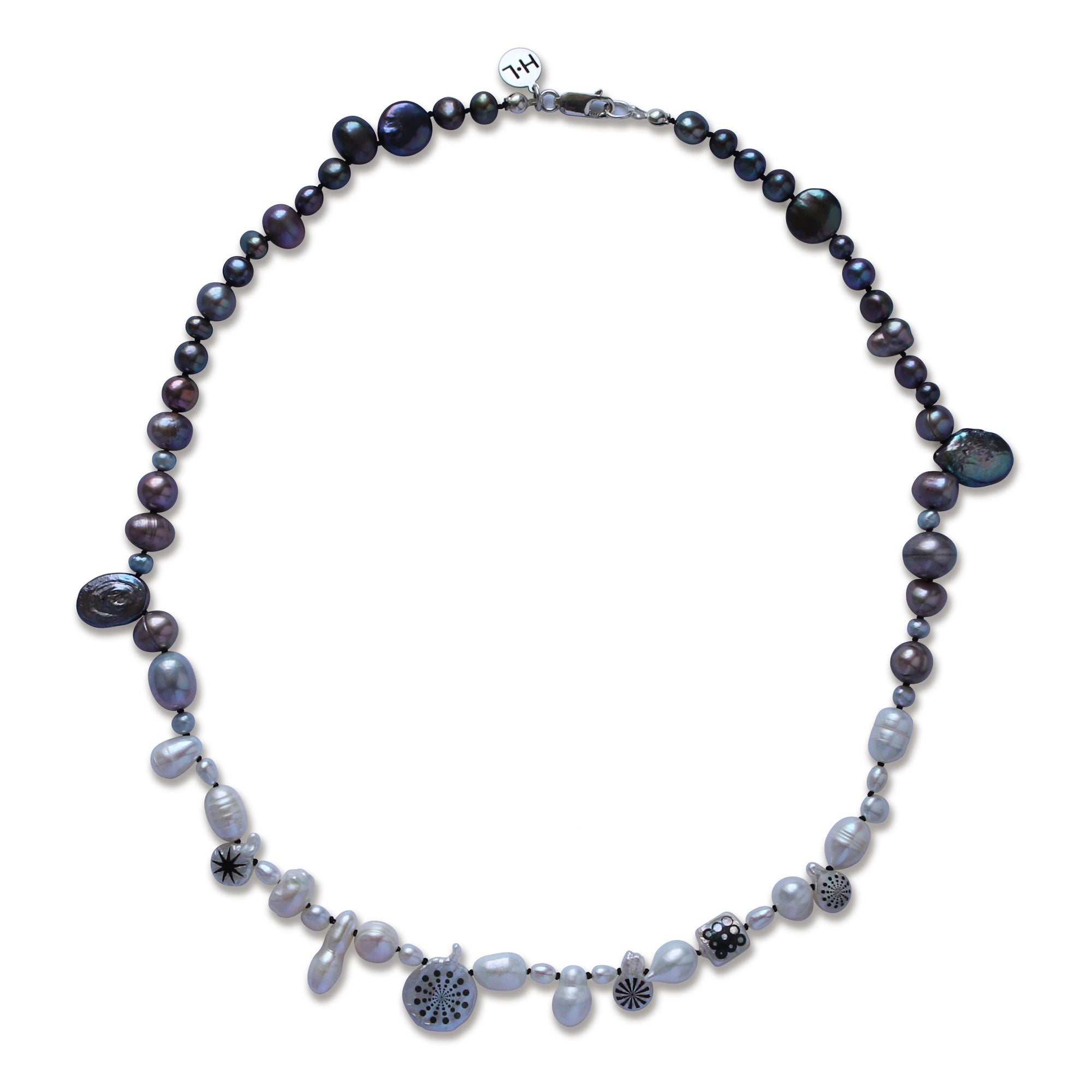 Charcoal Blur Necklace