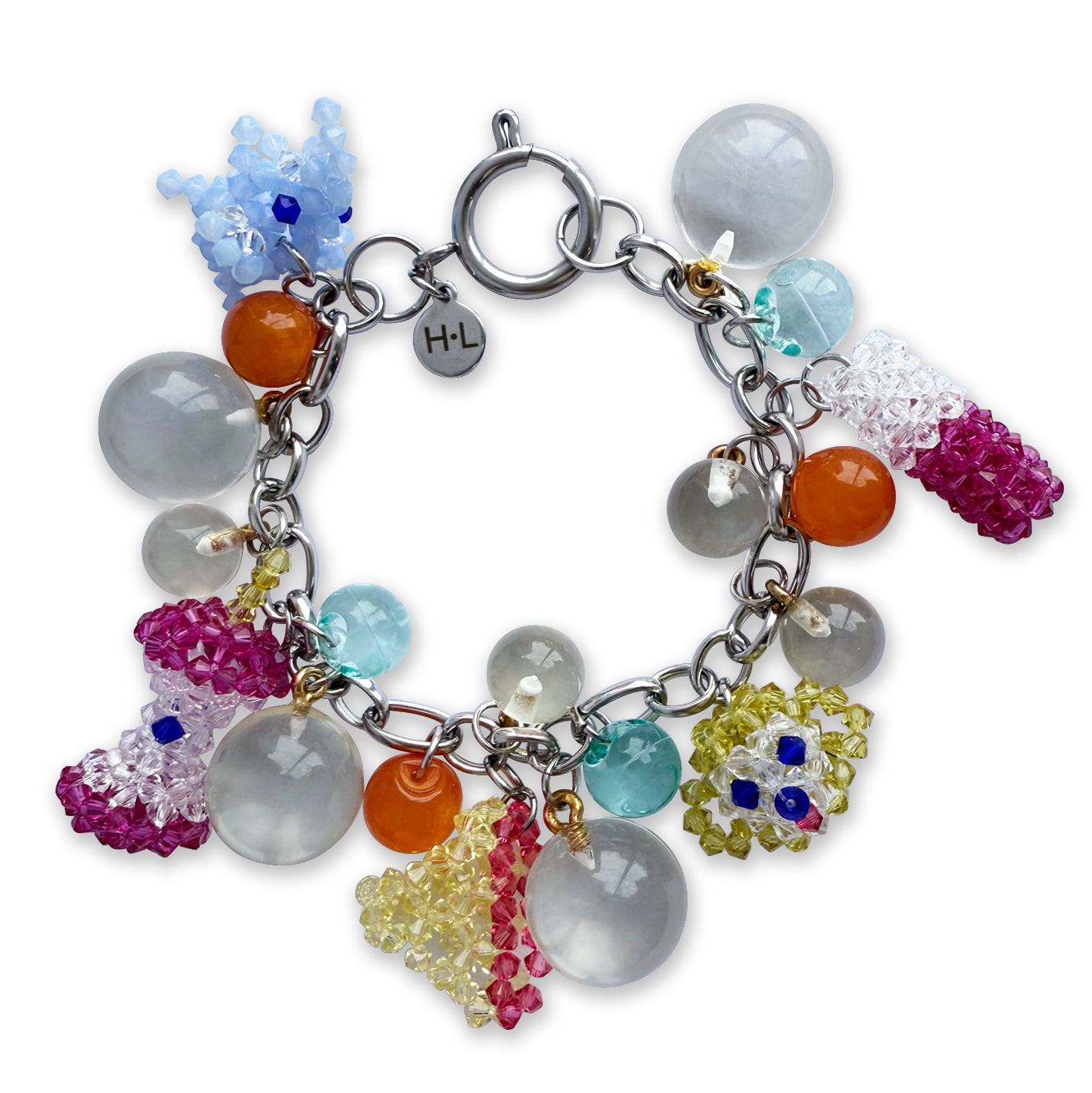 Crystal Candy Charm Bracelet
