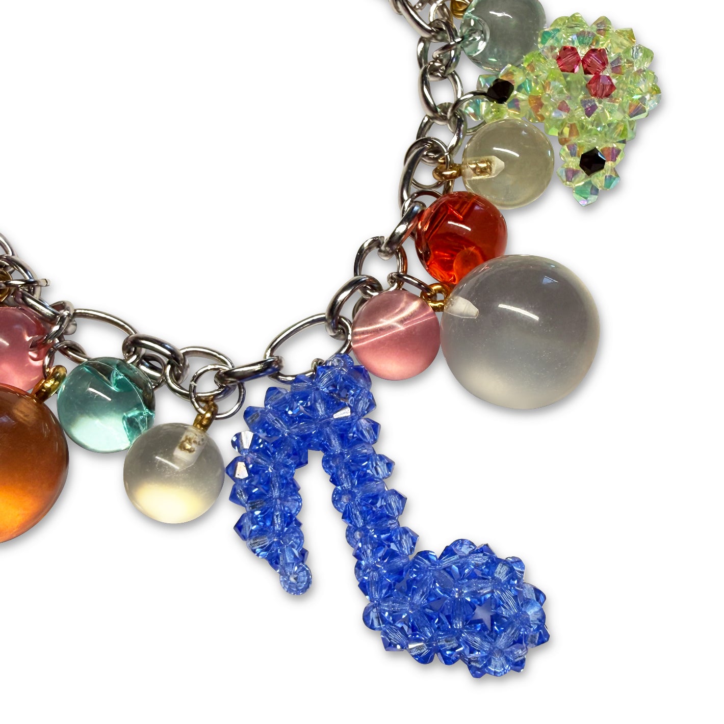 Crystal Candy Music Charm Bracelet