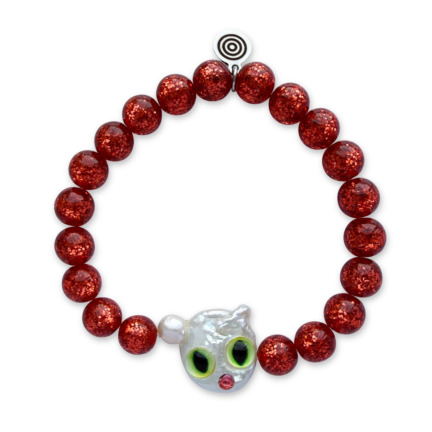 Pearl Lemur Glitter Bracelet