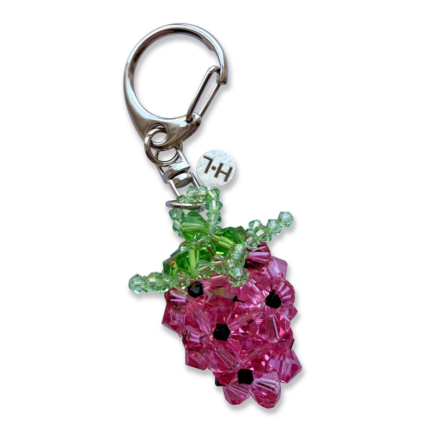 Strawberry Crystal Keychain