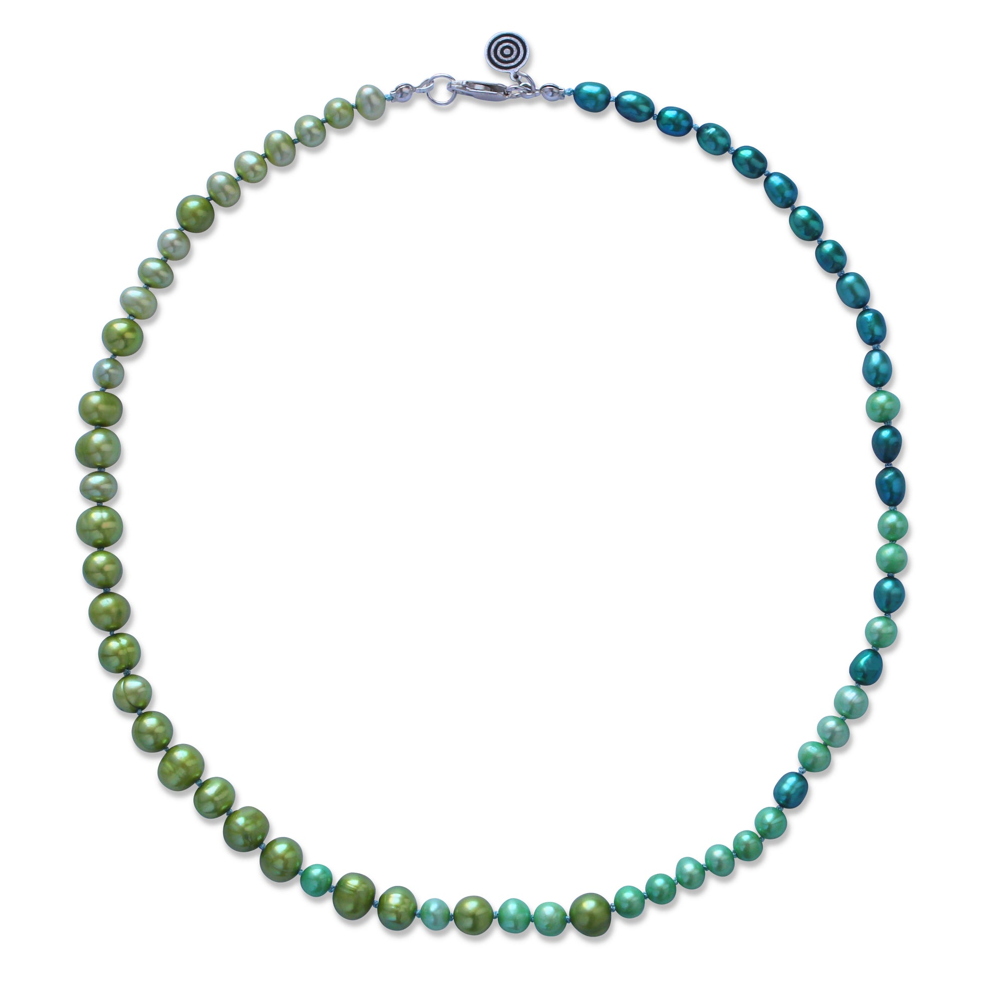 Verdigris Blur Necklace