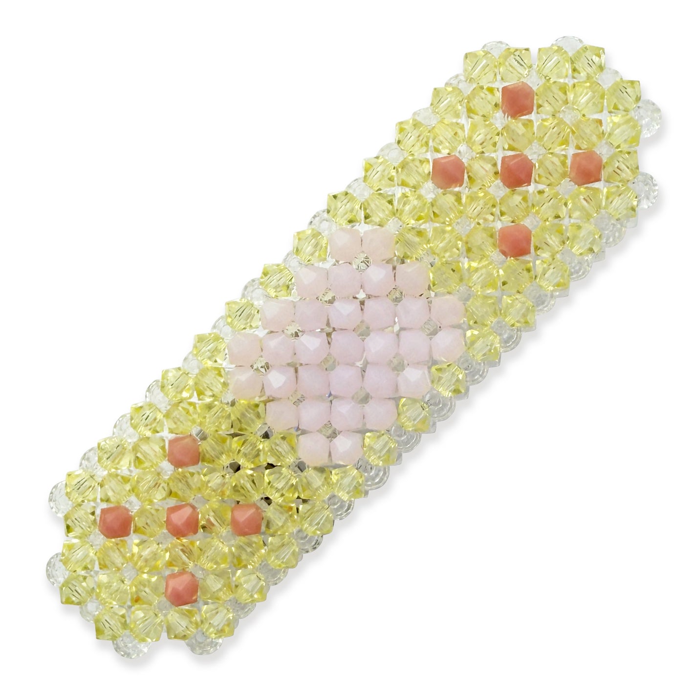Pale Yellow Band Aid Crystal Pin